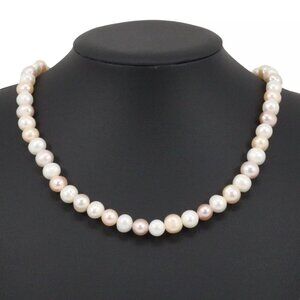 Baroque pearl Necklace 2 tone color Pearl/metallic 55.1g Women
